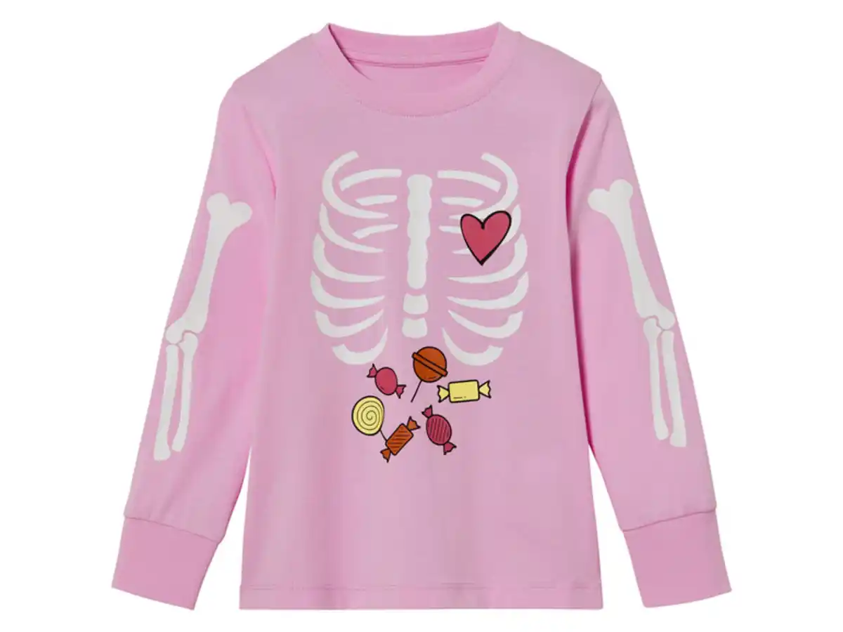 Bild 3 von lupilu® Kinder Pyjama, mit leuchtendem Print