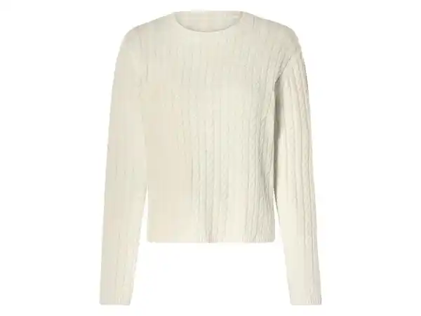 Bild 2 von esmara® Damen Strickpullover, mit Zopfmuster