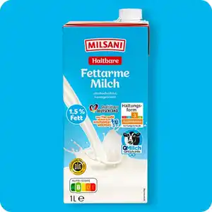 MILSANI H-Milch, Fettarme Milch