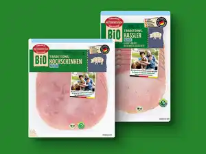 Metzgerfrisch Bio Traditions-Kochschinken/-Kassler,  100 g