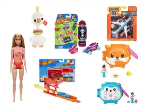 Hot Wheels-/Polly Pocket-/Fisher Price-/Barbie-Spielzeug