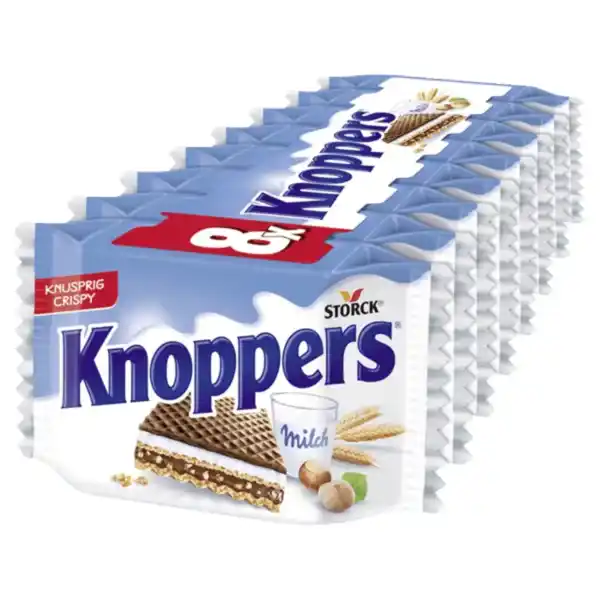 Bild 1 von Knoppers Milch-Haselnuss Schnitten 8er oder Riegel 5er