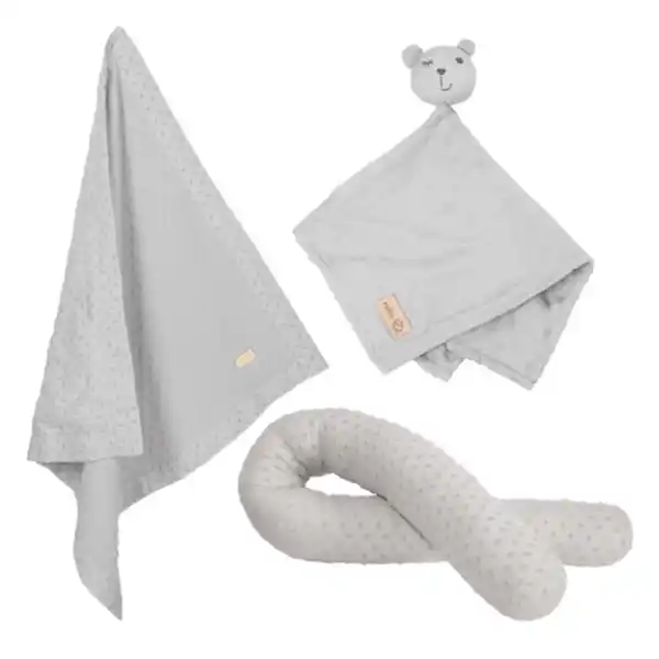 Bild 1 von Baby Geschenkset Kuscheln & Spielen, silbergrau