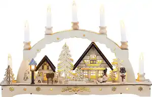 HGD Lichterbogen-LED Weihnachtsromantik 48 x 8 x 30 cm