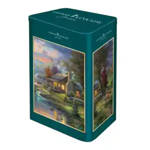 Puzzle T. Kinkade, 500 Teile, in Metalldose, Nature' Paradise