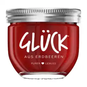 GLÜCK Fruchtaufstrich Erdbeere 230g