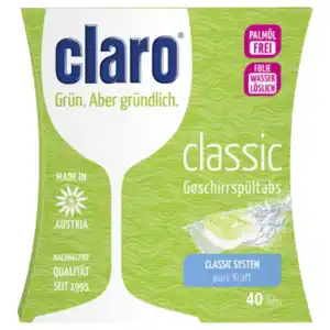 Claro Öko Classic Tabs