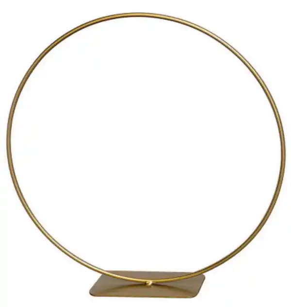 Bild 1 von TrendLine Floristenring mit Fuß Metall Ø 30 cm
, 
gold