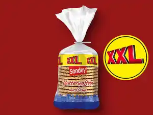 Sondey Butterwaffeln Karamell XXL,  560 g