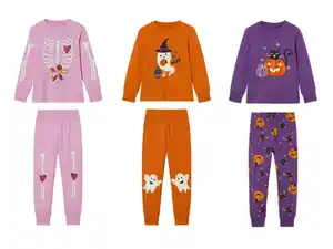 lupilu® Kinder Pyjama, mit leuchtendem Print