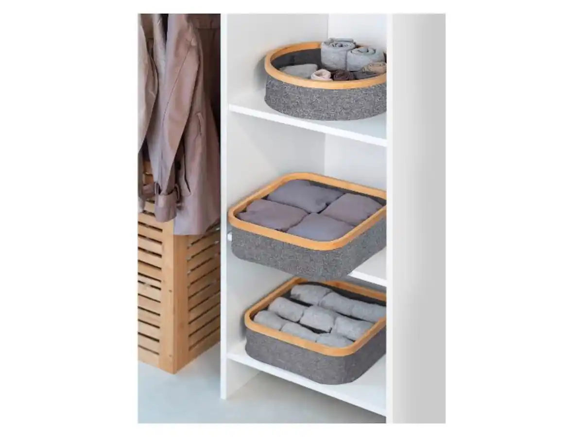 Bild 4 von Wenko Bambus Wäscheorganizer universell