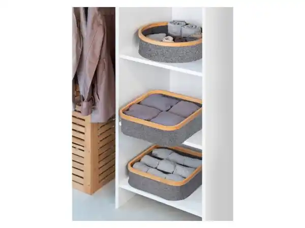 Bild 4 von Wenko Bambus Wäscheorganizer universell