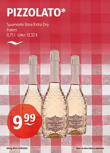 PIZZOLATO* Spumante Rosé Extra Dry Italien