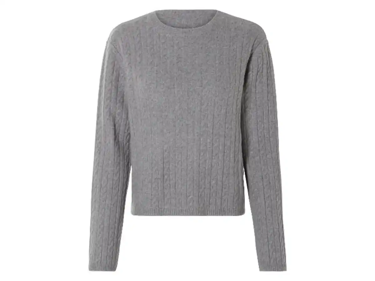 Bild 4 von esmara® Damen Strickpullover, mit Zopfmuster