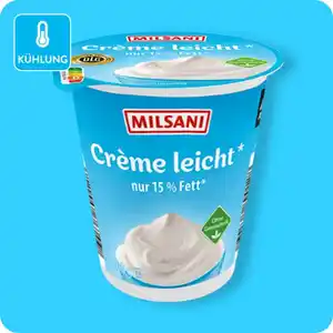 MILSANI Crème leicht⁸ oder Crème fraîche, 24 % Fett