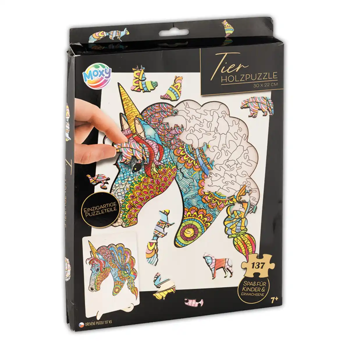 Bild 2 von Moxy Tier-Holzpuzzle
