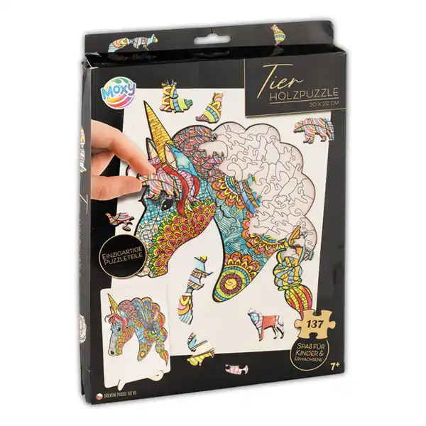 Bild 2 von Moxy Tier-Holzpuzzle