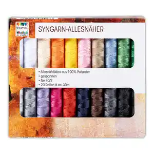 Createlli Syngarn-Allesnäher 20 Rollen