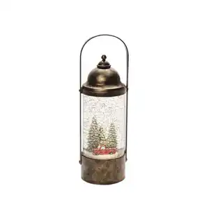 Konstsmide LED Wasserlaterne mit Weihnachtsbaum und Auto 10 x 9 x 29 cm