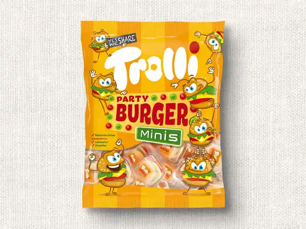 Bild 1 von Trolli Party Burger Minis,  170 g