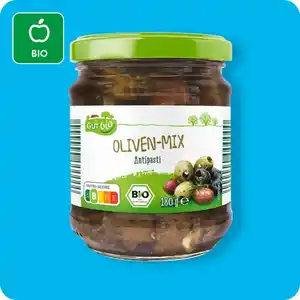 GUT BIO Bio-Antipasti, Oliven-Mix