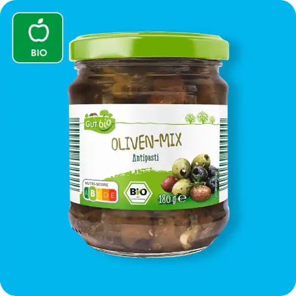 Bild 1 von GUT BIO Bio-Antipasti, Oliven-Mix