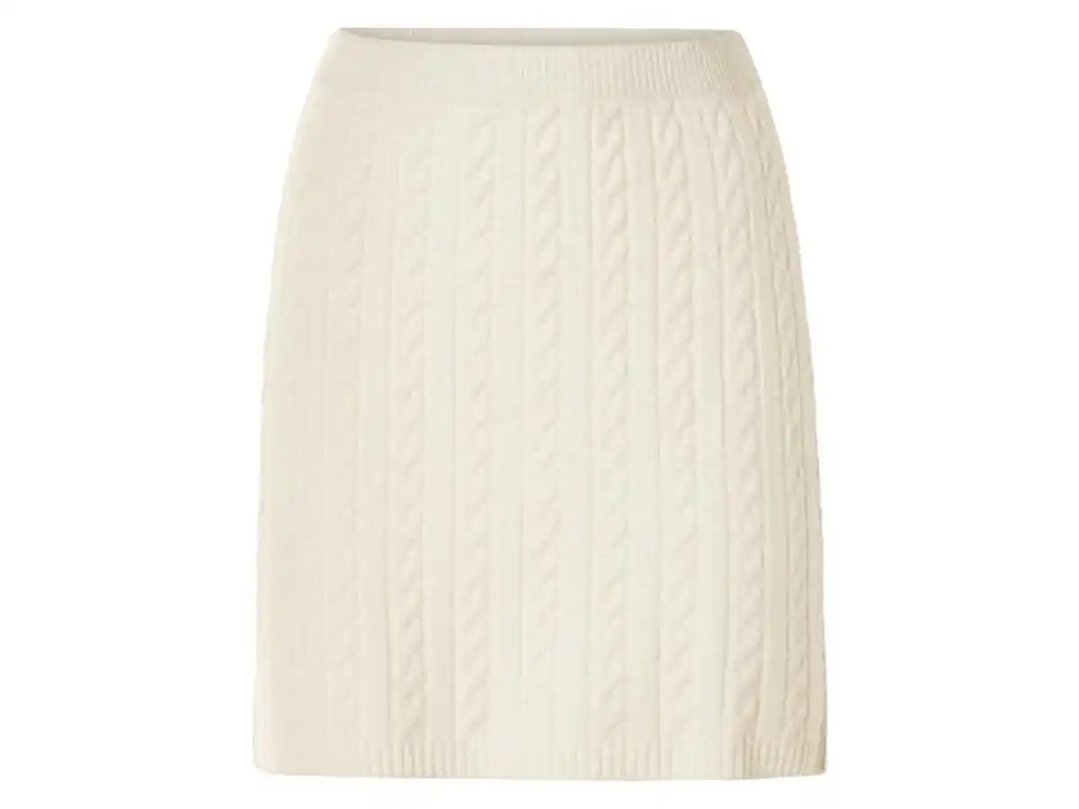 Bild 2 von esmara® Damen Mini-Strickrock, mit Zopfmuster