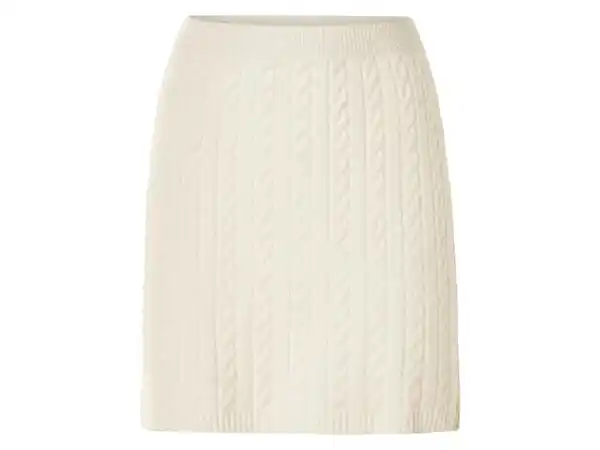 Bild 2 von esmara® Damen Mini-Strickrock, mit Zopfmuster