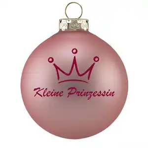 Riffelmacher Weihnachtskugel Familie - Kleine Prinzessin
, 
rosa matt