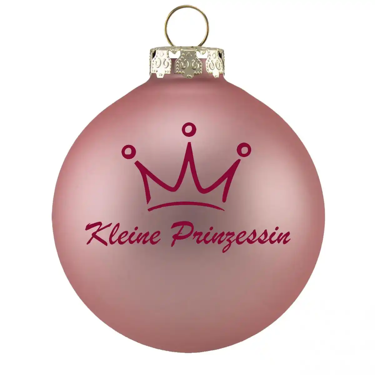 Bild 1 von Riffelmacher Weihnachtskugel Familie - Kleine Prinzessin
, 
rosa matt