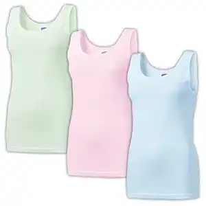 Unterhemd mit breiten Trägern 3er-Pack