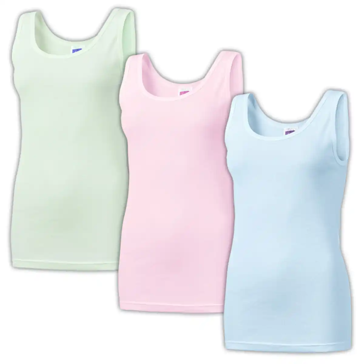 Bild 1 von Unterhemd mit breiten Trägern 3er-Pack