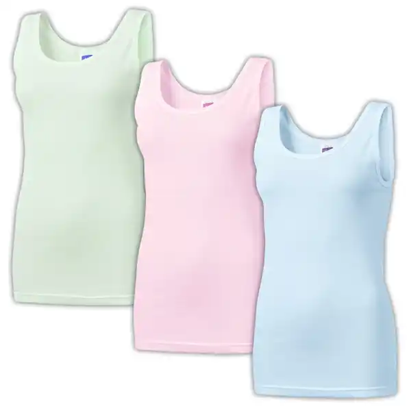 Bild 1 von Unterhemd mit breiten Trägern 3er-Pack