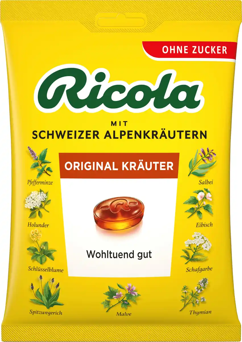 Bild 1 von Ricola Kräuter Original zuckerfrei 75g
