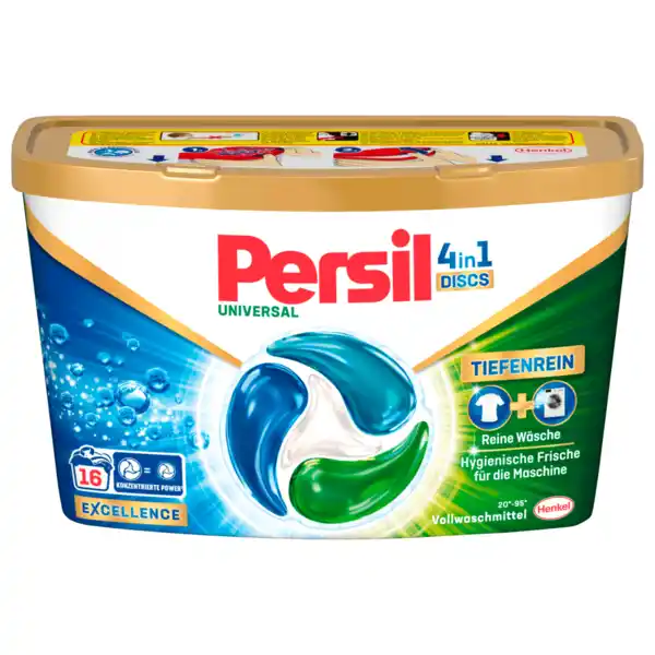 Bild 1 von Persil Universalwaschmittel 4in1 Discs 272g, 16WL