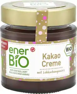 enerBiO Kakao Creme mit Lebkuchengewürz, 200 g