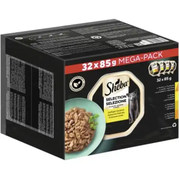 Bild 1 von Sheba Selection in Sauce 32x85g