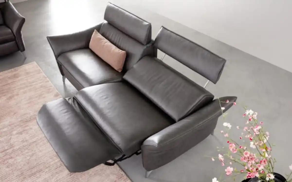 Bild 2 von Leder Garnitur 1926 Mainstadt / 7916 Festkogel, schiefer, inkl. Wall-Free-Funktion