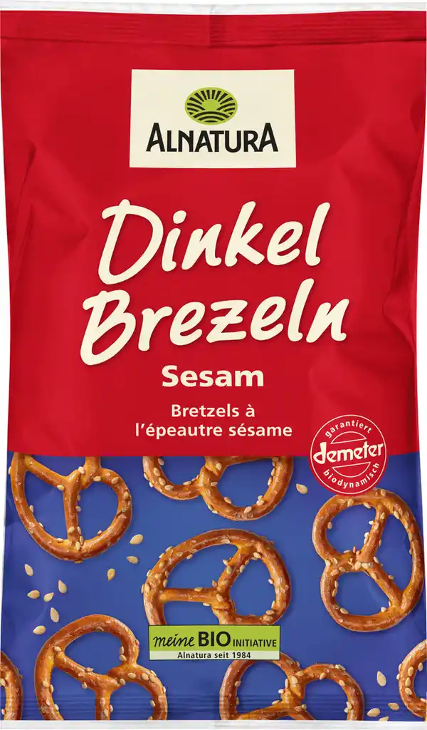 Bild 1 von Alnatura Bio Dinkel Brezeln Sesam 125G