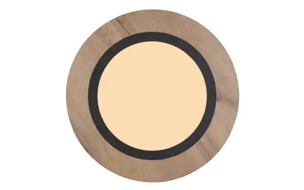 Bild 3 von LED-Deckenleuchte Lea, holz/schwarz, 40 cm