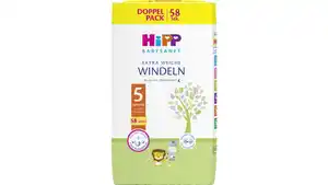 HiPP Babysanft Windeln Junior 5 Doppelpack