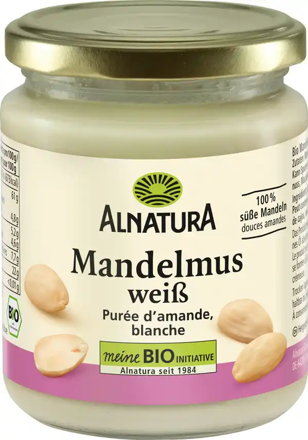 Bild 1 von Alnatura Bio Mandelmus weiß 250G