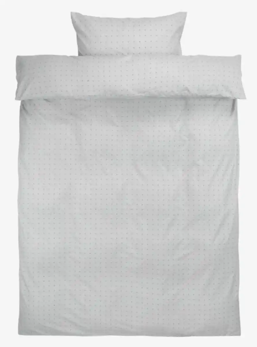 Bild 1 von Seersucker-Bettwäsche MAGDA 135x200 grau