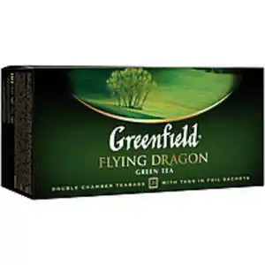 "Greenfield Flying Dragon" Grüner chinesischer Tee. Doppelka...