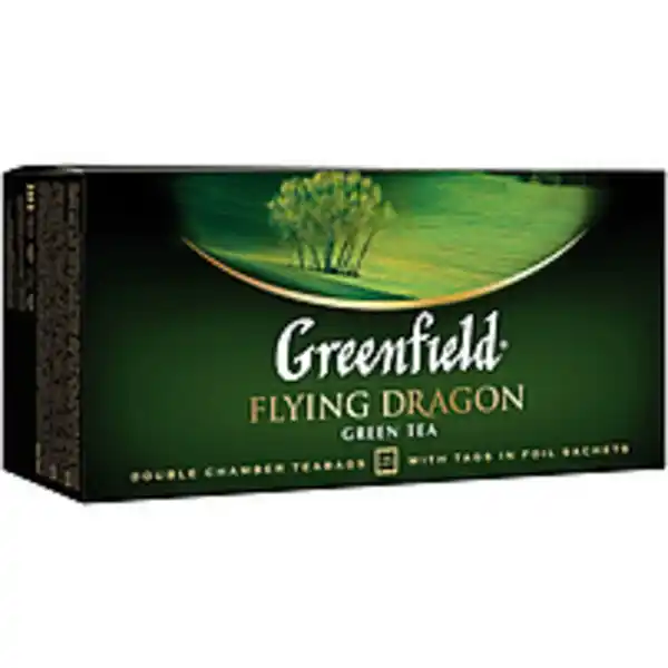 Bild 1 von "Greenfield Flying Dragon" Grüner chinesischer Tee. Doppelka...