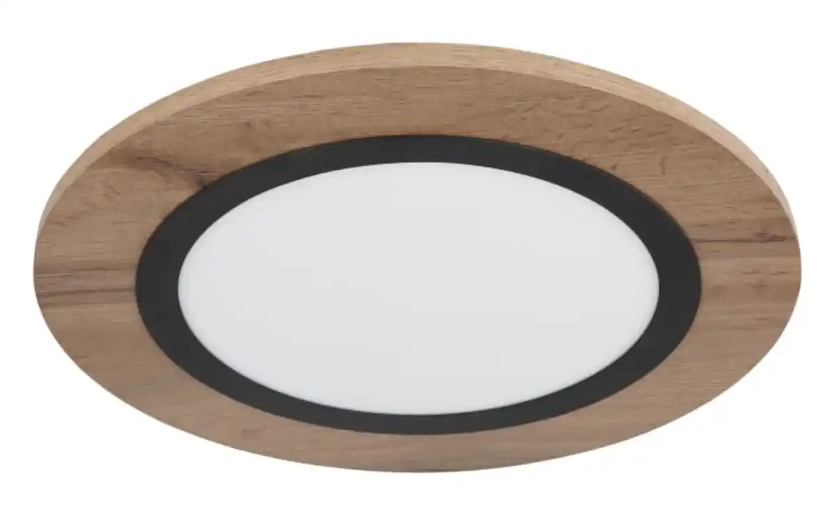 Bild 1 von LED-Deckenleuchte Lea, holz/schwarz, 40 cm
