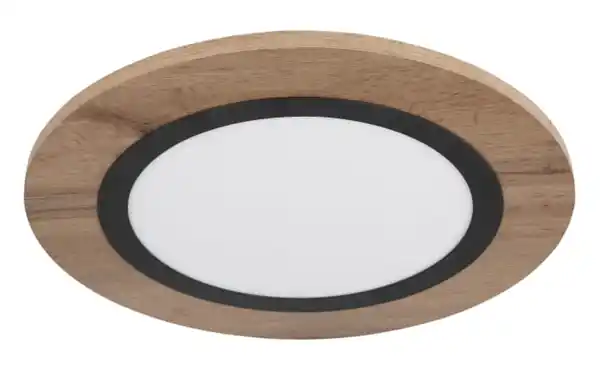 Bild 1 von LED-Deckenleuchte Lea, holz/schwarz, 40 cm