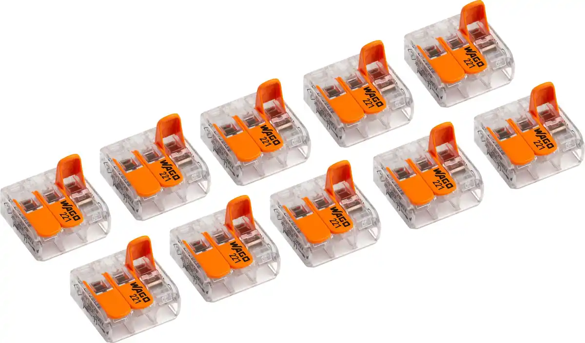 Bild 1 von Wago-Hebelklemme