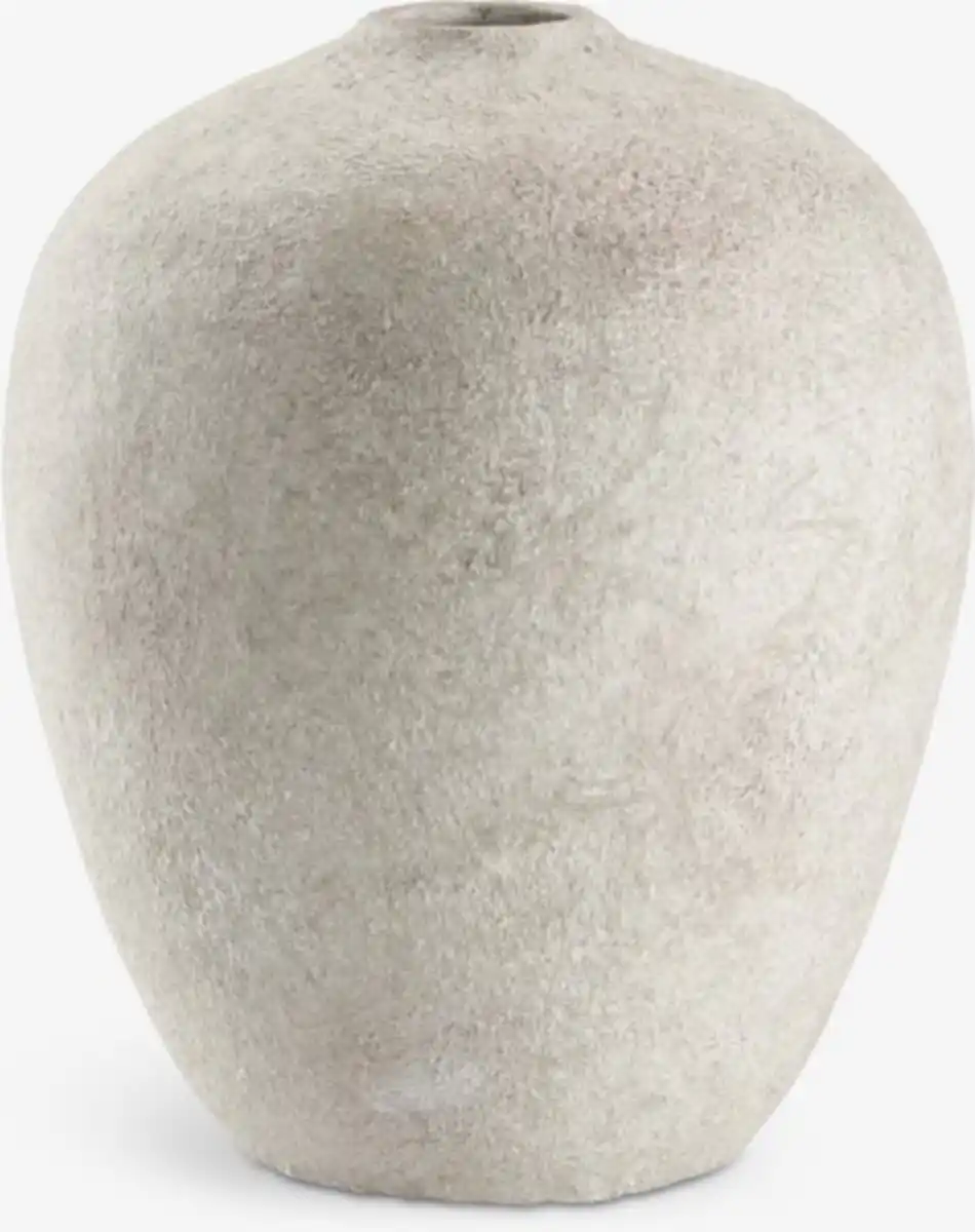 Bild 1 von Vase IVAR Ø17xH21cm weiß/grau