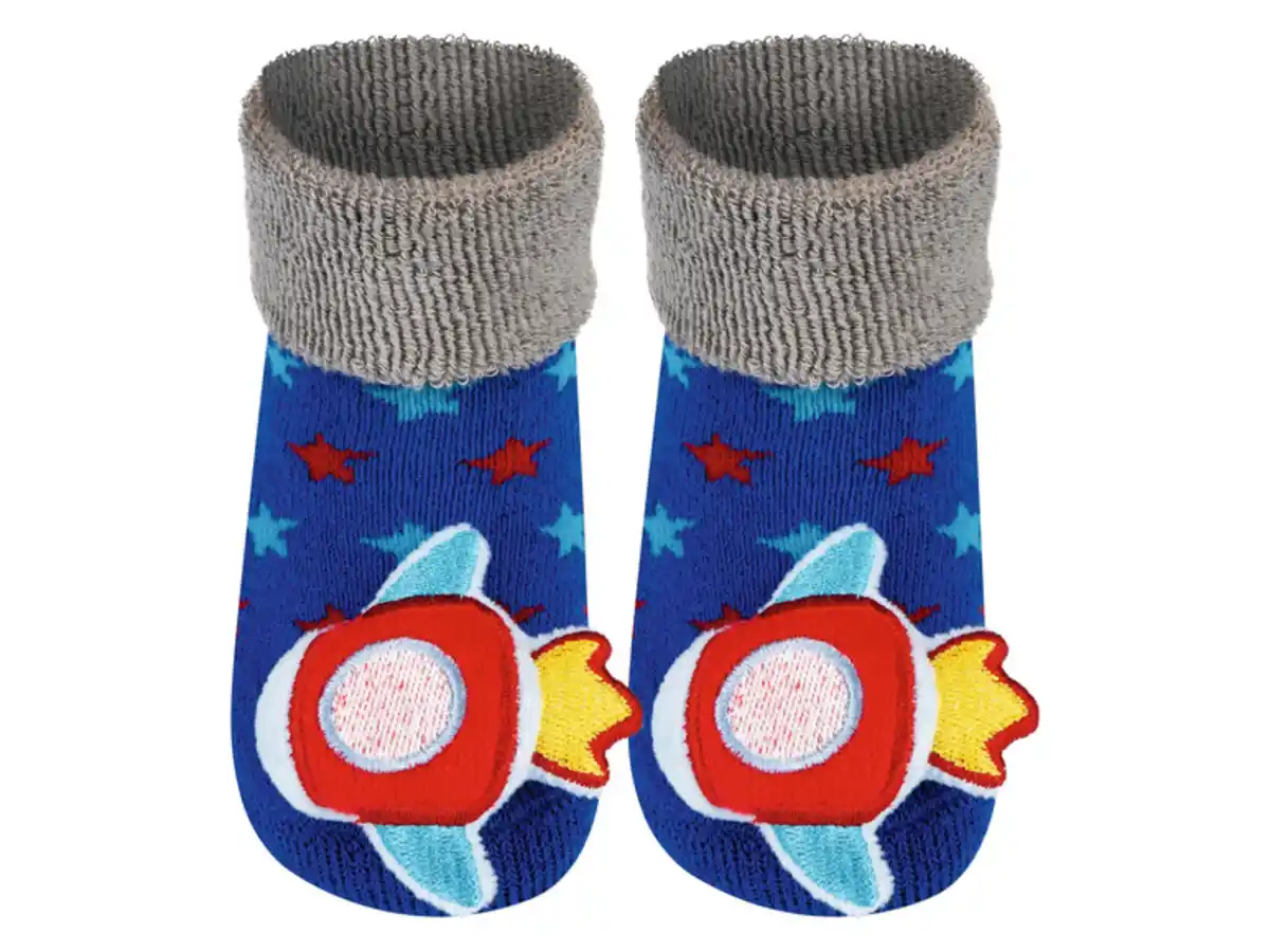 Bild 2 von Soxo Baby Rassel-Socken mit verschiedenen Mustern